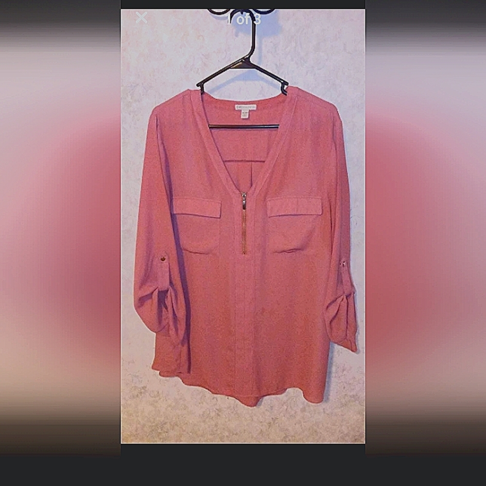Rose Colored Blouse